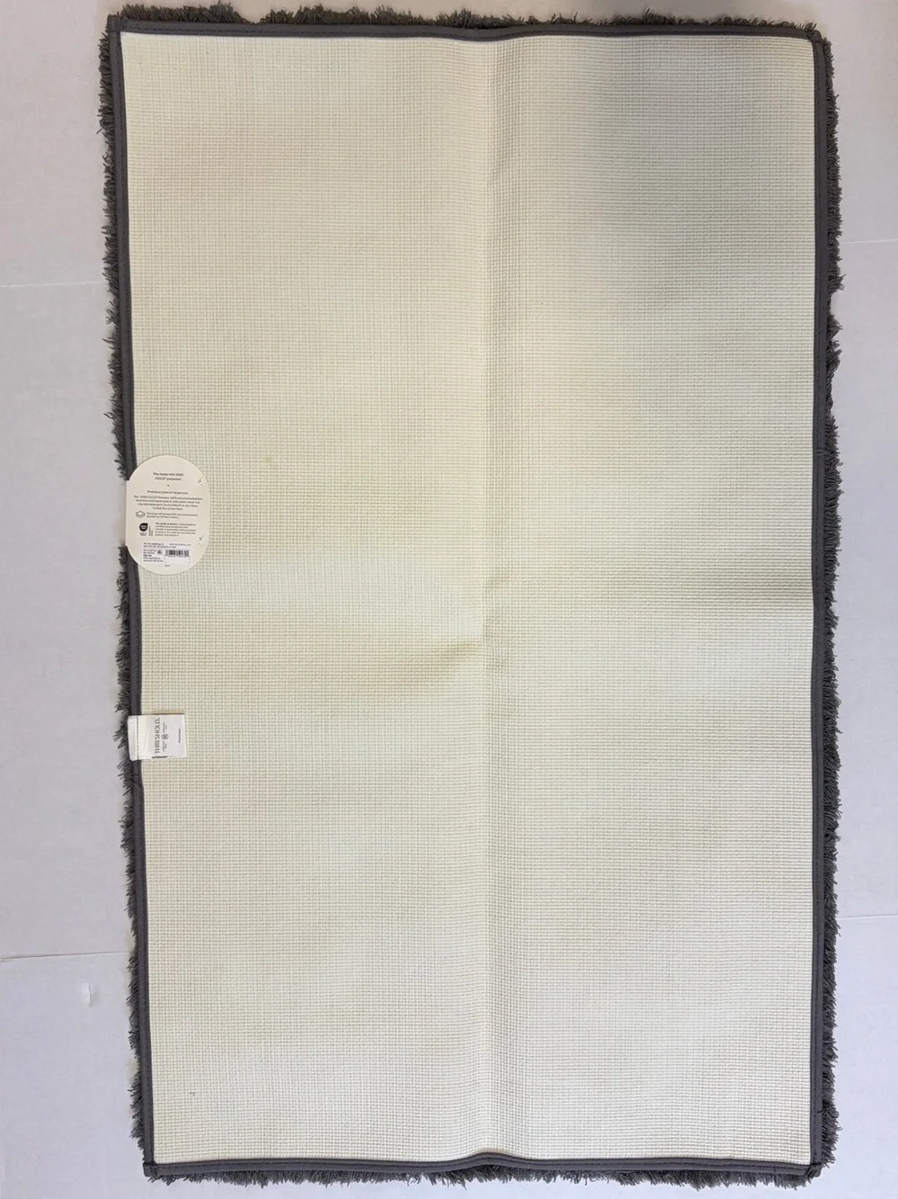 Threshold Spa Plush Bath Rug Gray Eclipse 24x40 New with Tags